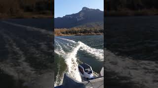 Test drive Torqeedo Cruise 100 RL 128 kn  Magonis Pure Electric boat [upl. by Truscott]