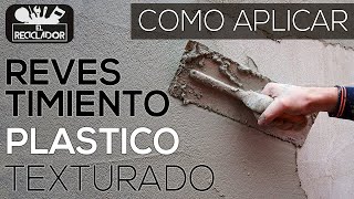 121 Como aplicar revestimiento plastico texturado [upl. by Kere]