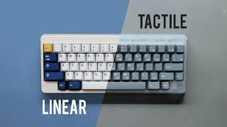 Linear VS Tactile Switch Typing Sounds [upl. by Heiner286]