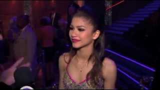 Zendaya Interview After the DWTS Finale [upl. by Artenek864]