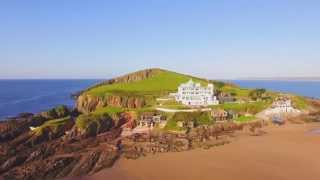 Burgh Island Hotel  Aerial Drone Film [upl. by Jaworski]