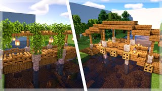 Minecraft 3 Simple Medieval Bridge Build Ideas and Designs [upl. by Emelina]