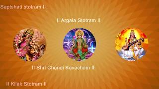 Devi Kavacham  Argala Stotram  Kilak Stotram  Devi Saptashati  Sanskrit with English Subtitles [upl. by Zeralda]