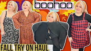 BOOHOO Plus Size Try On Haul 🍁 Fall 2023 [upl. by Javier535]