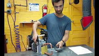 How to Use a Spot Welder [upl. by Ardiedal]