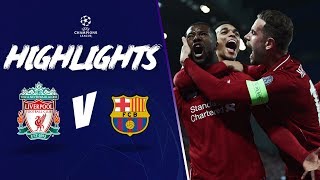 Reds complete miracle comeback against Barca Liverpool 40 Barcelona  Champions League [upl. by Asiulana]