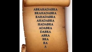 15 Abracadabra Abrahadabra Magic Spells [upl. by Madancy]