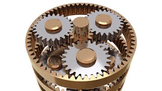 Tutorial How to Model a Planetary Gear Mechanism in Blender [upl. by Eserehc]