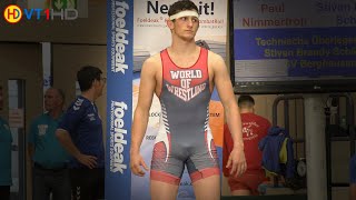 🤼  Wrestling  German Championships 2019 Juniors Greco  82kg 14 Final  Öllinger vs Caricato [upl. by Annahsal385]