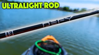 13 Fishing DEFY SILVER Ultralight Rod First Impressions [upl. by Elspet]