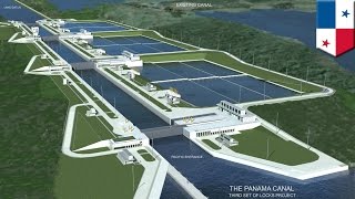 Panama canal expansion how it works [upl. by Cutler]