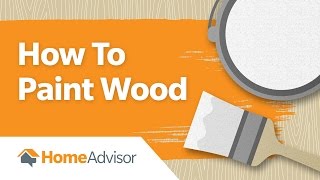 How to Paint Wood  Tips for Painting over Wood [upl. by Lletniuq]