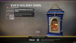 All Recipes for quotThe Dawningquot How To Make for Masterwork Holiday Oven Destiny 2 The Dawning [upl. by Ketty938]