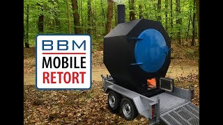 Pressvess BBMR Mobile Charcoal Retort [upl. by Yekim]