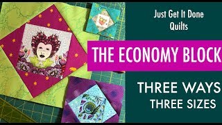 Economy Block  Fussy Cut  Three Methods Three Sizes [upl. by Ydisahc]