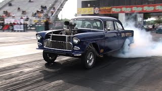 Best of 5557 CHEVYS Drag Racing in HD [upl. by Adnohsak]