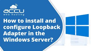 How to install and configure Loopback Adapter in Windows Server [upl. by Melinde]