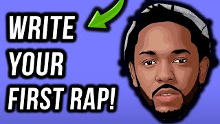 How To Write A Rap Your First Verse In Under 11 Minutes StepByStep [upl. by Iloj]