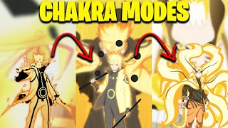 All Of Naruto Chakra Modes Explained Six Path Baryon Mode etc [upl. by Penman252]