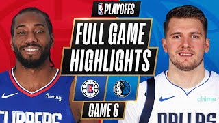 4 CLIPPERS at 5 MAVERICKS  FULL GAME HIGHLIGHTS  June 4 2021 [upl. by Ninerb]