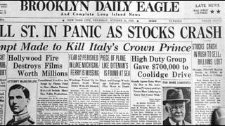 24th October 1929 Wall Street Crash begins on Black Thursday [upl. by Jaimie]