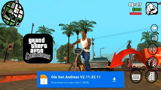 GTA SAN ANDREAS 21132 PARA ANDROID ATUALIZADO 2024 [upl. by Anailli]