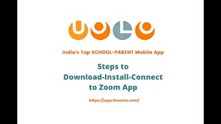 Uolo Notes  How to download install and connect to Zoom on desktop [upl. by Avid]