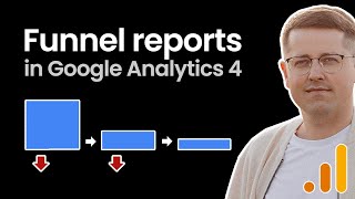 Funnel exploration in Google Analytics 4  Funnel reports in GA4 [upl. by Dlanod]