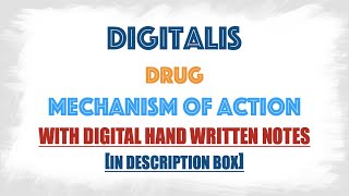 Cardiac glycosidesDigitalisDigoxin Mechanism of action [upl. by Casta187]