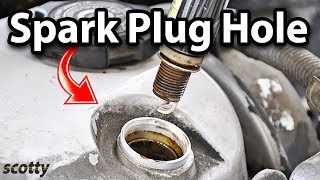 How to Fix Stripped Spark Plug Hole in Your Car [upl. by Nnylrefinnej595]