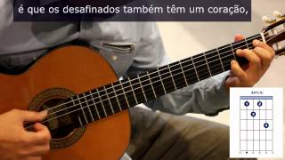 Como tocar quotDesafinadoquot de Tom Jobim  How to play quotDesafinadoquot [upl. by Eatnom]