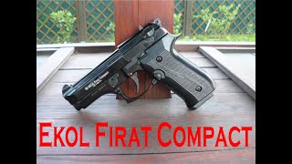 Ekol Firat Compact  Beretta92 replica review [upl. by Lansing]