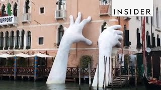 Whats with the Giant Hands in the Venice Canals [upl. by Fadas]