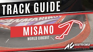 Misano Track Guide  Detaillierte Analyse  Assetto Corsa Competizione [upl. by Nerrad]