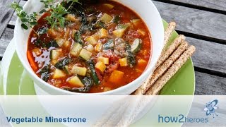 Vegetable Minestrone Soup [upl. by Lesirg896]