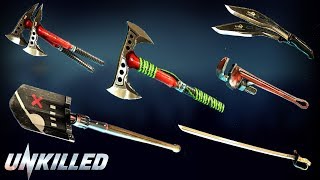 UNKILLED  All Melee Weapons  Lomelvo [upl. by Idorb]