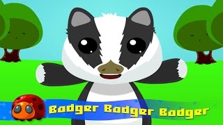 Badger Badger Badger  Silly Song  JellyBug [upl. by Anceline]