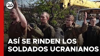 GUERRA RUSIA  UCRANIA  Así se rinden soldados ucranianos [upl. by Gayla255]