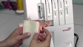 Bernina 700D Serger 23 Flatlock [upl. by Akired]