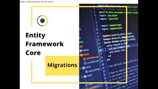 Migrations in Entity Framework Core Table creation through code [upl. by Baoj]