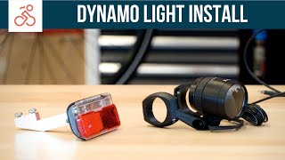 Installing Dynamo Bike Lights  Every City Bike Needs These [upl. by Margreta]