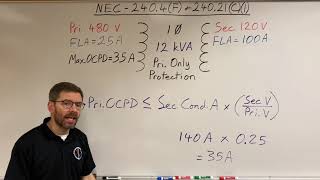 Transformer Secondary Conductors  NEC 2404F amp 24021C1 [upl. by Kroo]