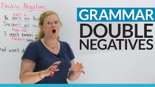 English Grammar Fix your double negatives [upl. by Coe]