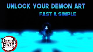 How To Unlock Your Demon Art EASIEST WAY  Demon Fall [upl. by Lamonica612]