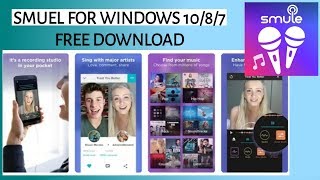 Download Smule For PC Windows 7810 Free Download [upl. by Mccully]