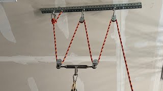 Simple rope and pulley system [upl. by Adlitam33]