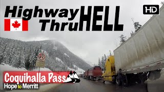 HIGHWAY THRU HELL  Car Drive from Hope to Merritt [upl. by Nitsugua]