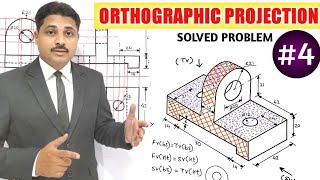 ORTHOGRAPHIC PROJECTION IN ENGINEERING DRAWING IN HINDI Part4 TIKLESACADEMYOFMATHS [upl. by Flagler46]