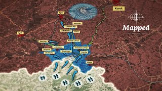 Ukraine Invades Russia Back Mapped [upl. by Louanna331]