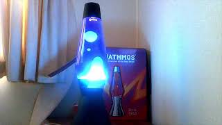 Mathmos Astro Black Violet Turquoise Lava Lamp Review Unboxing [upl. by Marou863]